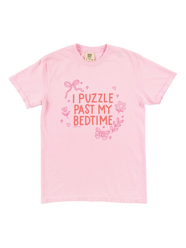 I Puzzle Past My Bedtime Tee - Blossom, 4 of 4