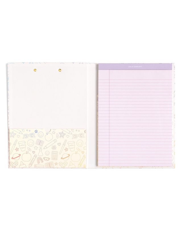 Classroom Icons Clipfolio with Lined Notepad, 2 of 8
