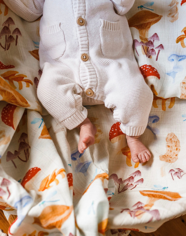 Mushrooms Baby Swaddle, 2 of 7