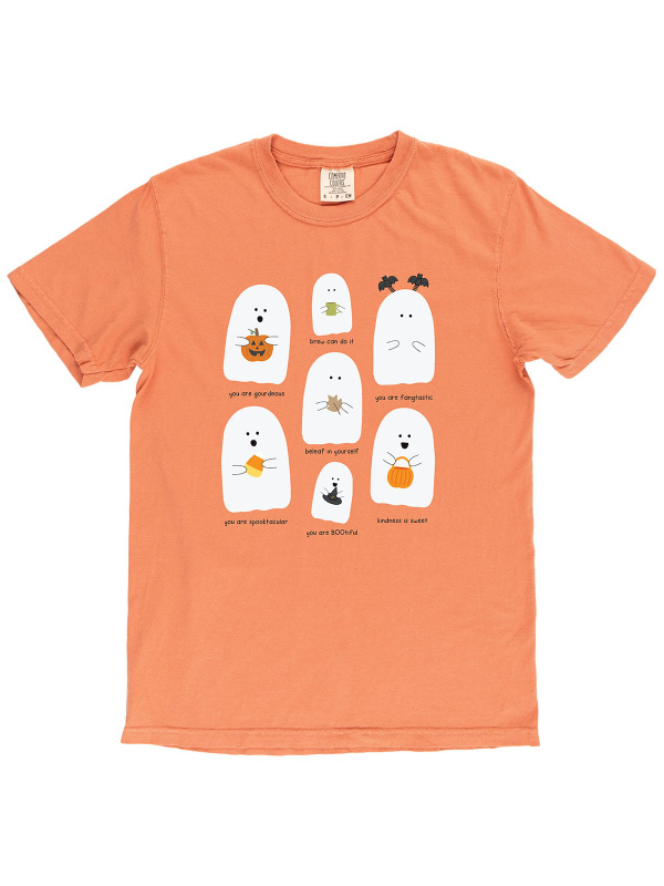 Ghost Affirmations Tee - Terra Cotta, 3 of 3
