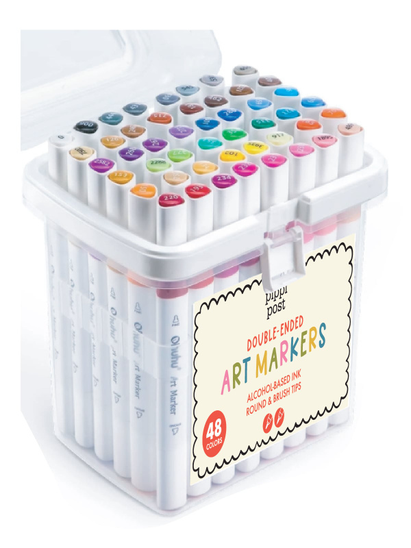 Dual Tip Art Markers Set by Pippi Post, 5 of 5
