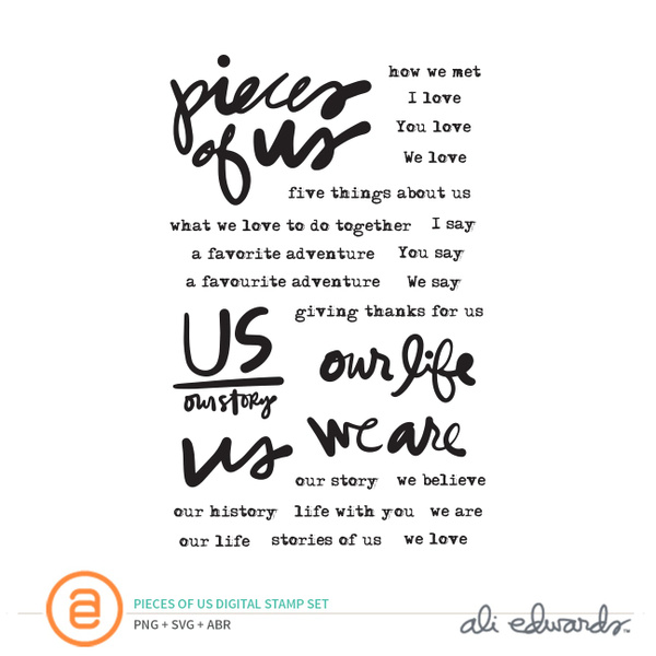 Pieces of Us Digital Stamp Set, 1 of 1