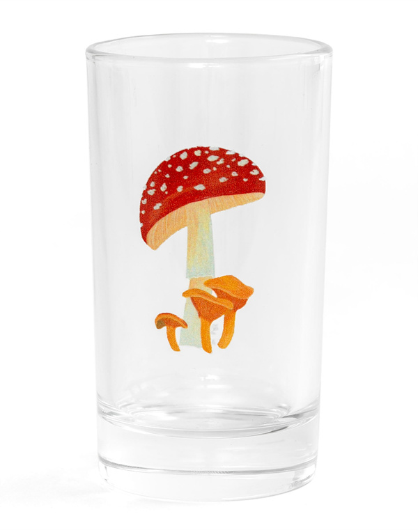 Red Cap Mushroom Mini Juice Glass, 2 of 2