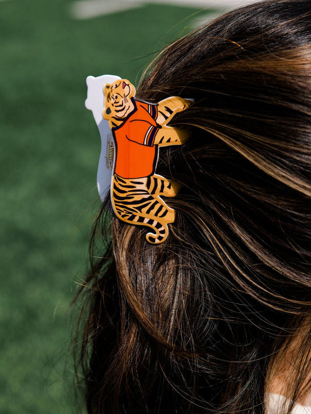 Auburn Football Game Day Claw Hair Clip, 1 of 6