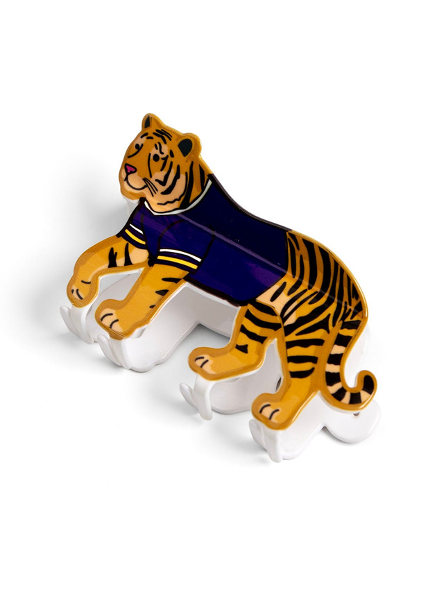 Baton Rouge Football Game Day Claw Hair Clip, 3 of 6