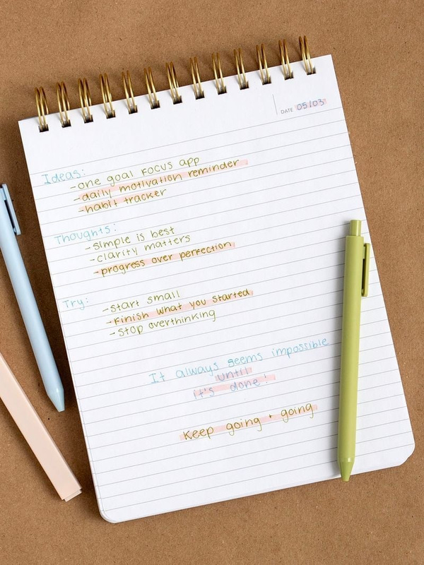 Brilliant Ideas Top Spiral 7×9 Notebook, 3 of 3