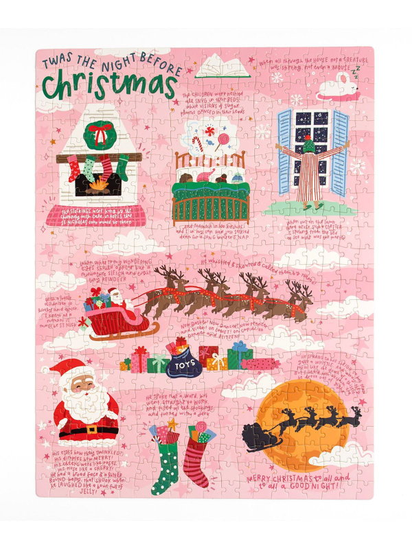 Twas The Night Before Christmas - 500 Piece Jigsaw Puzzle, 5 of 5