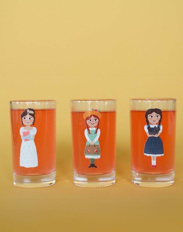 Pride and Prejudice Elizabeth Bennet Mini Juice Glass, 2 of 3