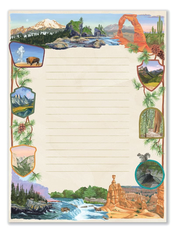 National Parks Scenic Landmarks 6×8 Lined Notepad, 2 of 3