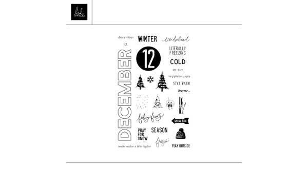 Digital 4×6 December Highlights Stamp Set, 1 of 1