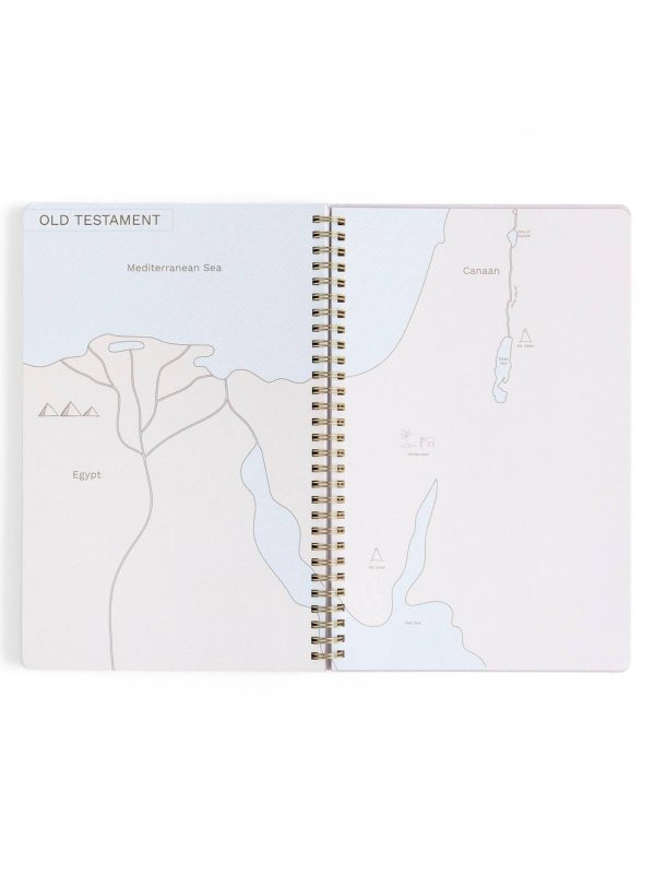 Lilac Bible Study Spiral Notebook with Reference Maps, 6 of 9