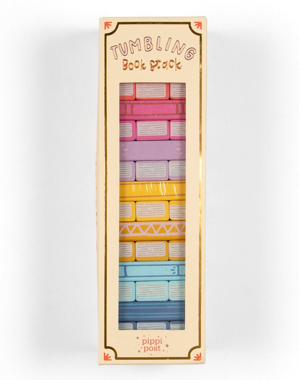 Tumbling Book Stack - Wooden Block Stacking & Balance Game, 5 of 8