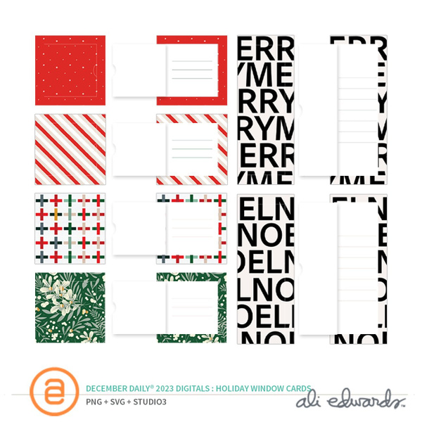 December Daily® 2023 Digital Holiday Window Cards, 1 of 1