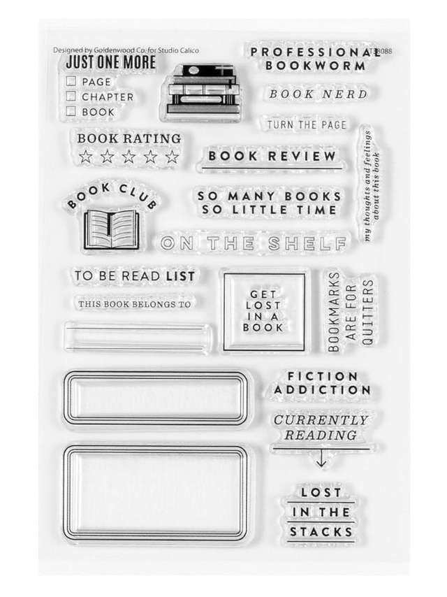 Stamp Set : 4×6 Book Club by Goldenwood Co, 1 of 3
