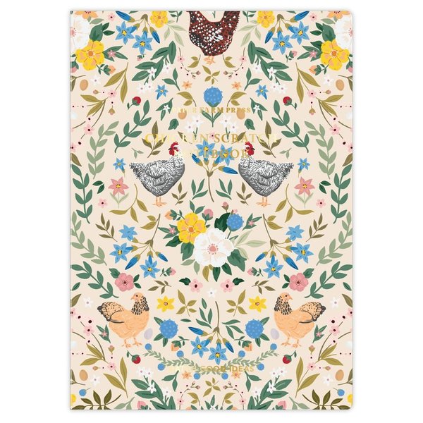 Chickens & Flowers Stitched Notebook, 1 of 5