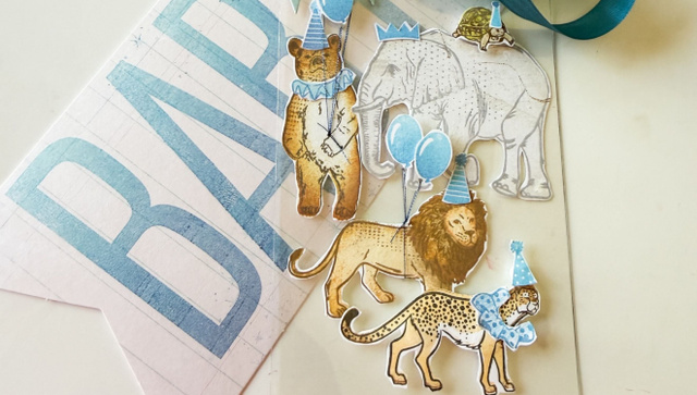 Stamp Set : 6×8 Party Animals, 4 of 6