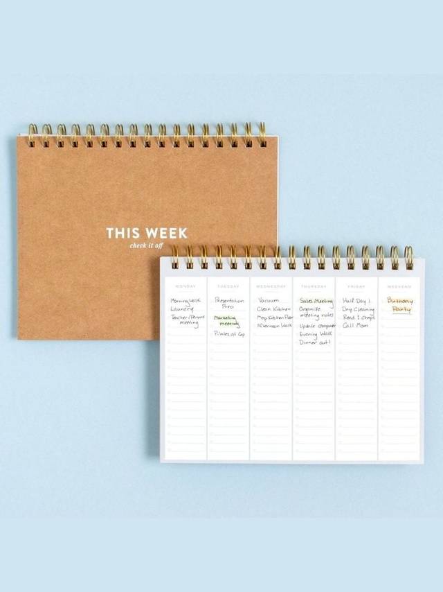 Undated Spiral Weekly Planner, 4 of 4