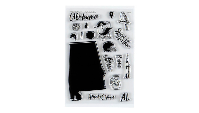 Stamp Set : 4×6 Alabama by Kiley in Kentucky, 1 of 1