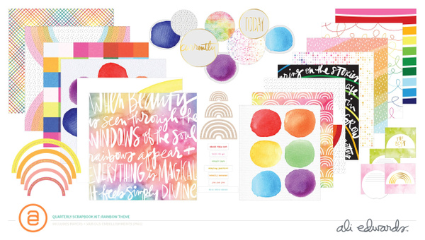 Digital Scrapbook Kit - Rainbow, 1 of 1