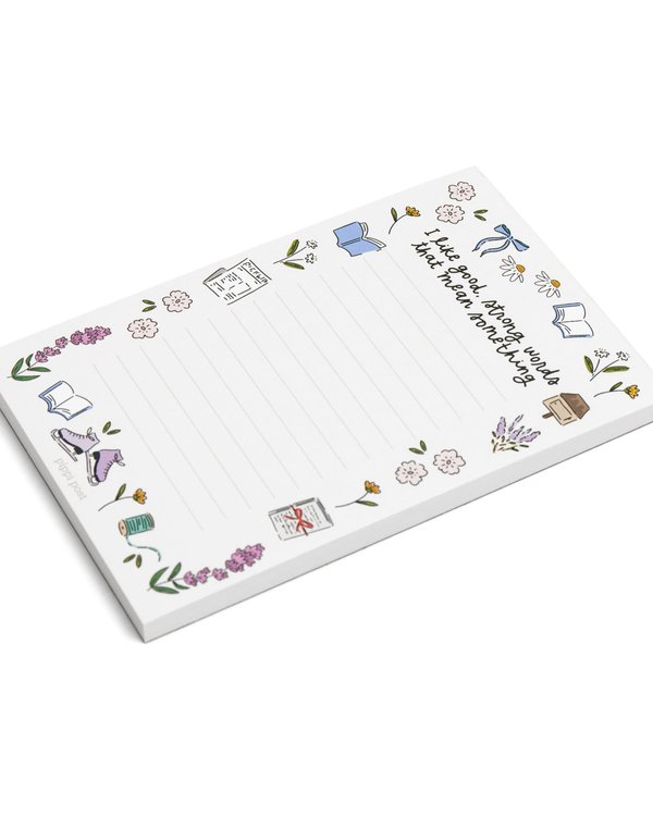 Good Strong Words Little Women 4×6 Notepad, 2 of 2