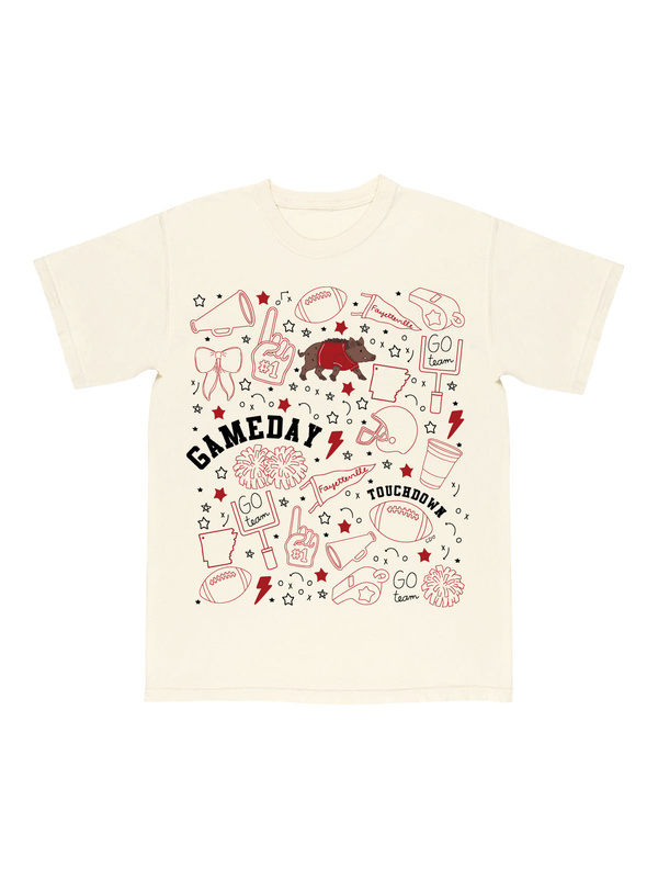 Fayetteville Football Game Day Tee - Ivory, 4 of 5