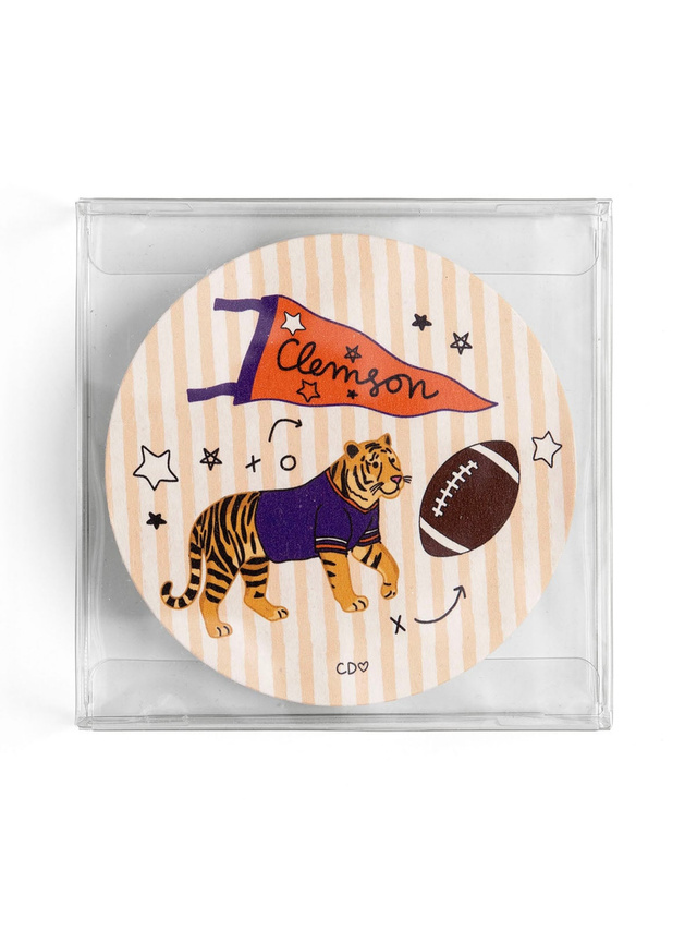 Clemson Football Game Day Paper Coasters - Set of 10, 2 of 3
