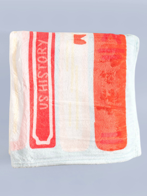 USA American Flag Books Fleece Throw Blanket, 6 of 8