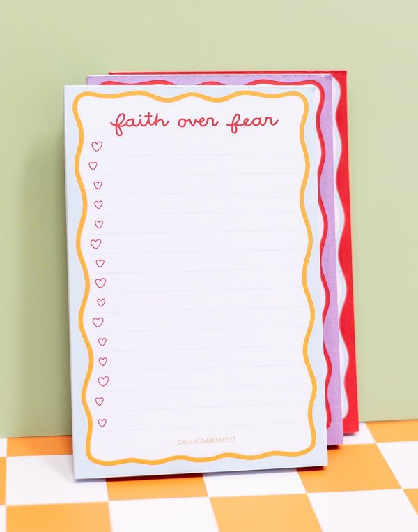 Faith Over Fear Notepad, 3 of 6