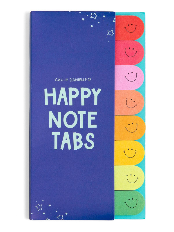 Happy Smiley Face Sticky Note Tabs, 1 of 5