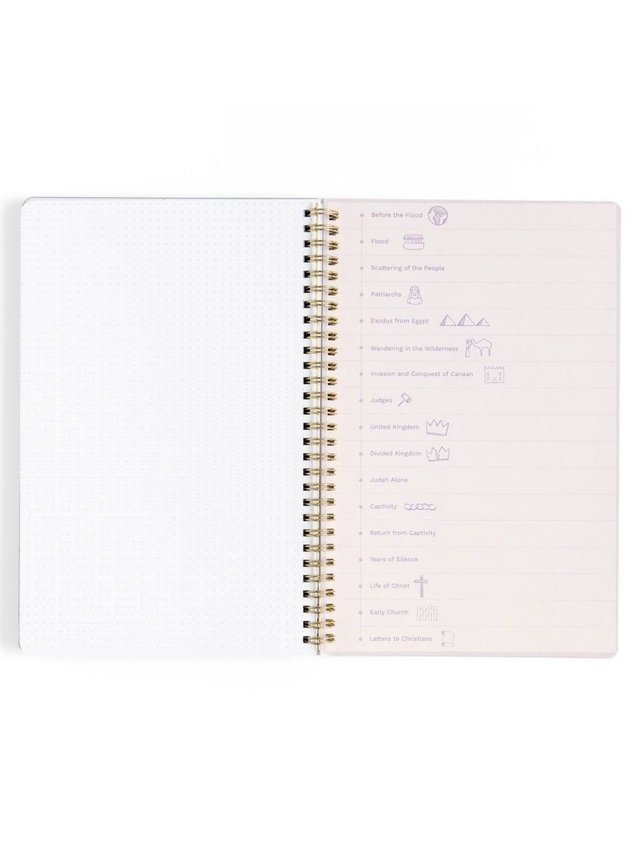 Lilac Bible Study Spiral Notebook with Reference Maps, 9 of 9