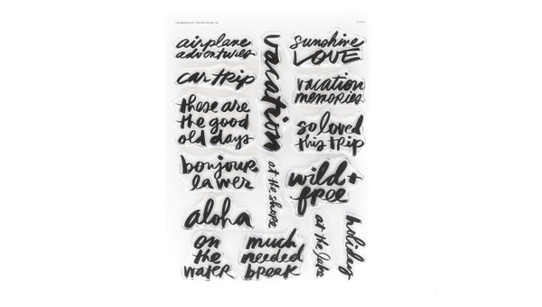 Stamp Set : 6×8 Vacation , 1 of 2