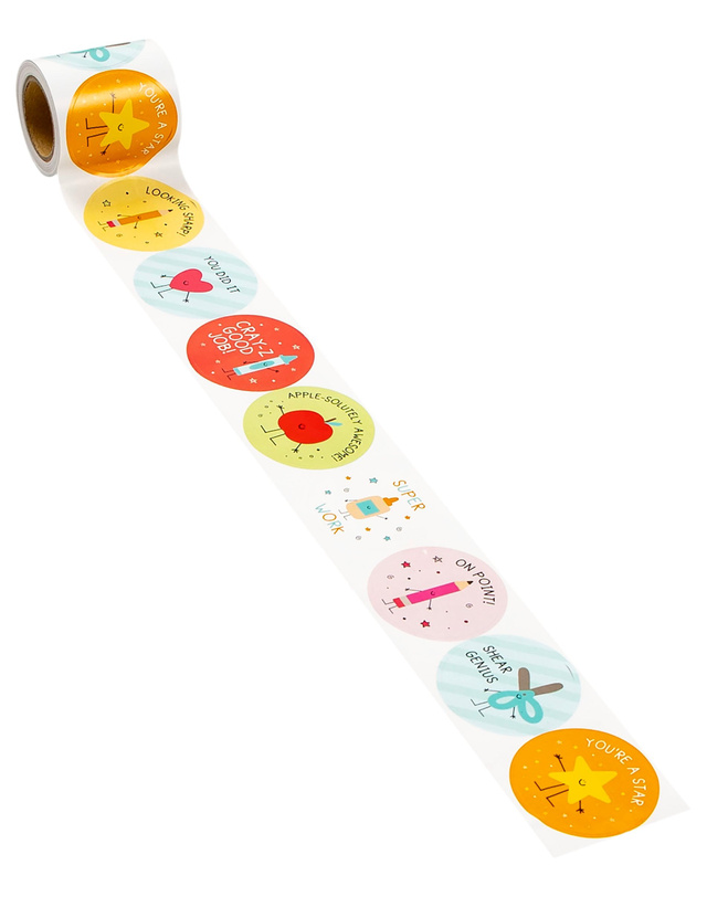 School Supplies Teacher Grading Sticker Roll, 1 of 1