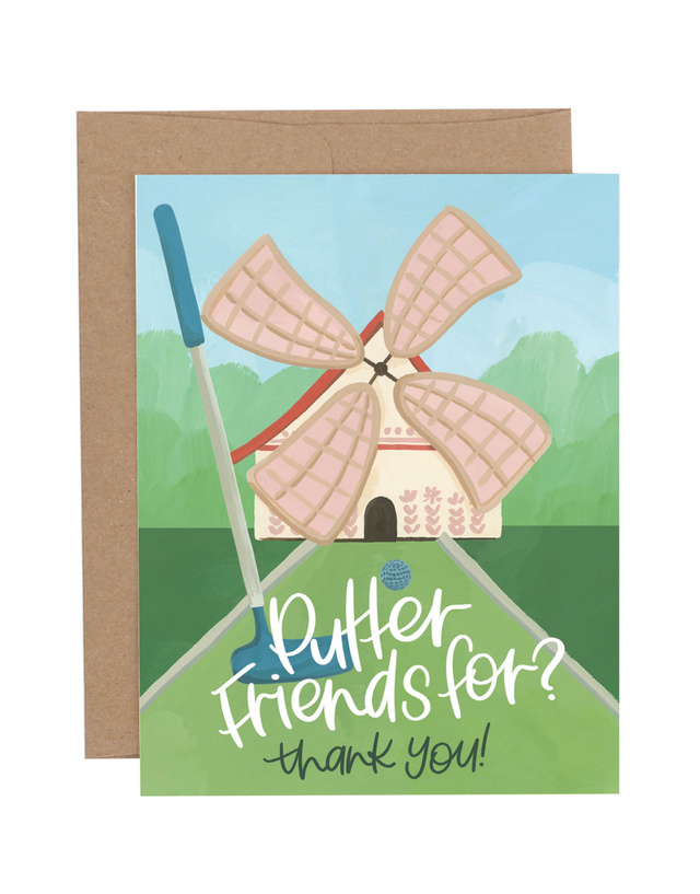 Putter Friends For Greeting Card, 1 of 1