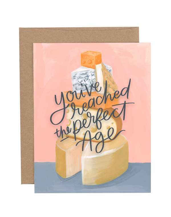 Birthday Cheese Greeting Card, 1 of 1