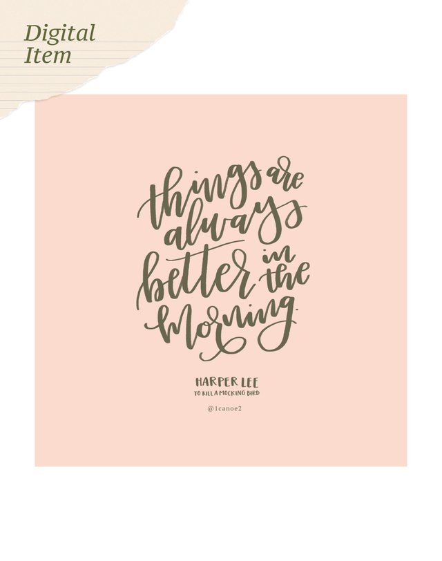 Digital Harper Lee Quote Download, 1 of 1