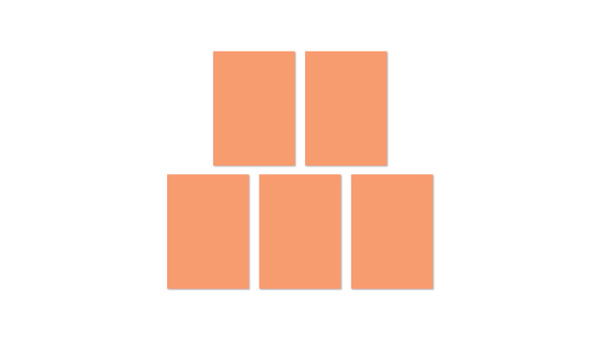 Color Collective 5×7 Cardstock Sticker Paper - Creamsicle, 1 of 1