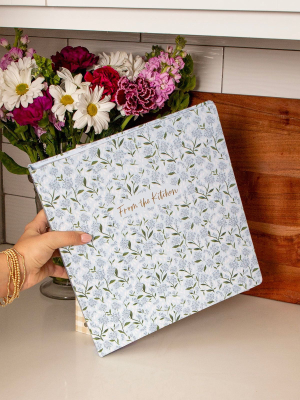 Hydrangea Large Recipe Binder Hydrangea Large Recipe Binder