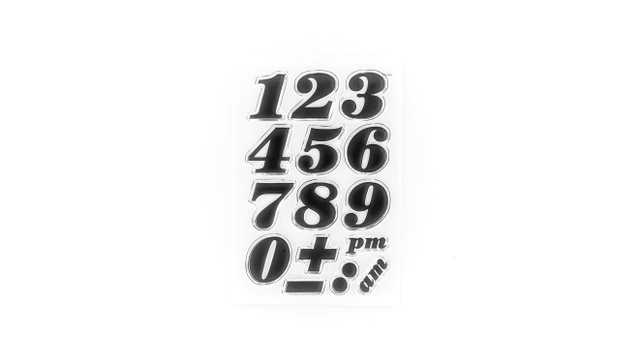 Numbers Are Awesome #4 4×6 Stamp Set, 1 of 2