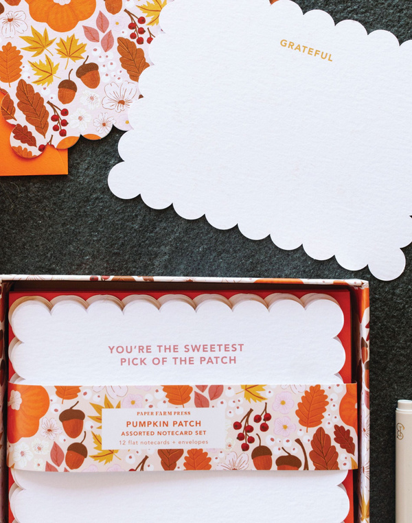 Pumpkin Patch Assorted Notecard Set, 5 of 5