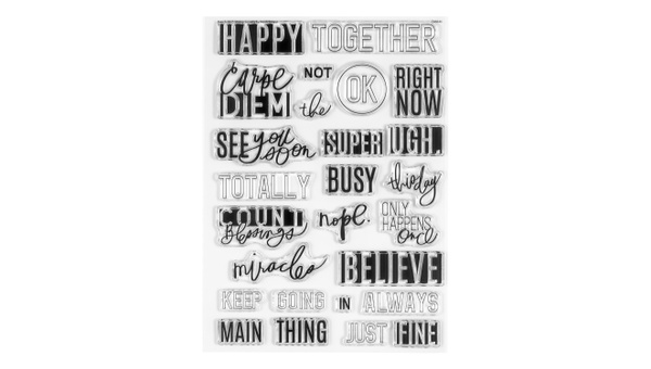 Stamp Set : 6×8 Carpe Diem, 1 of 7