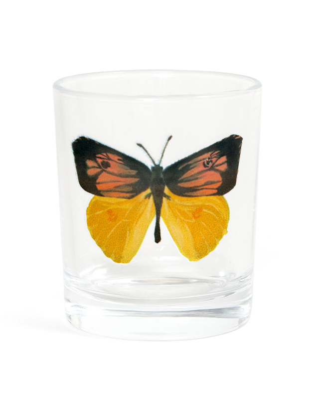 California Dogface Butterfly Short Juice Glass, 4 of 4