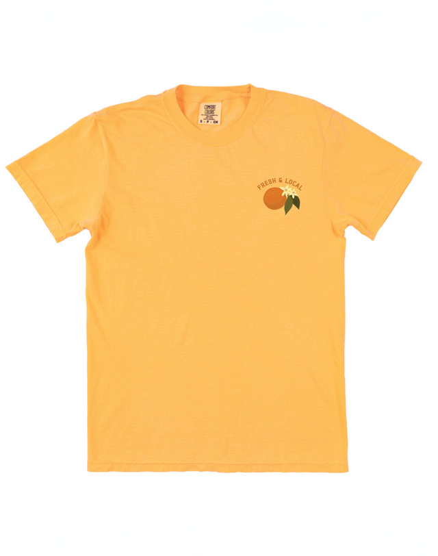 Orange Orchard Farmers Market Tee - Citrus, 2 of 5