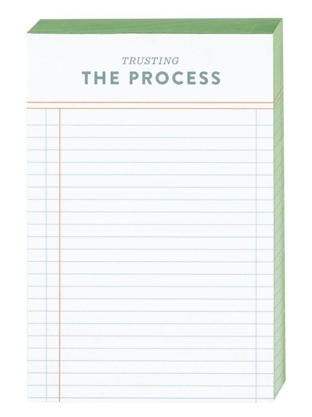 Trusting the Process 4×6 Notepad, 1 of 3
