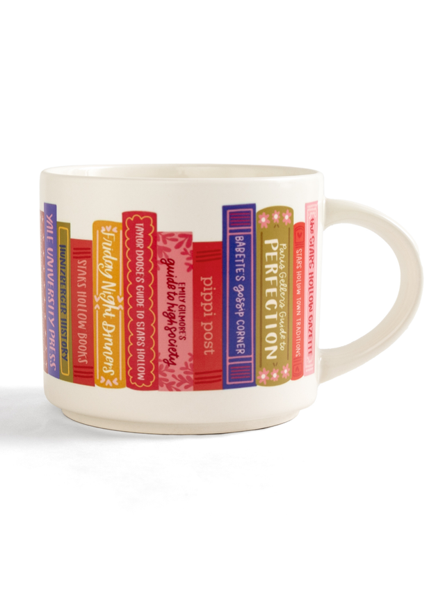 Stars Hollow Bookshelf Large Ceramic Mug, 2 of 2