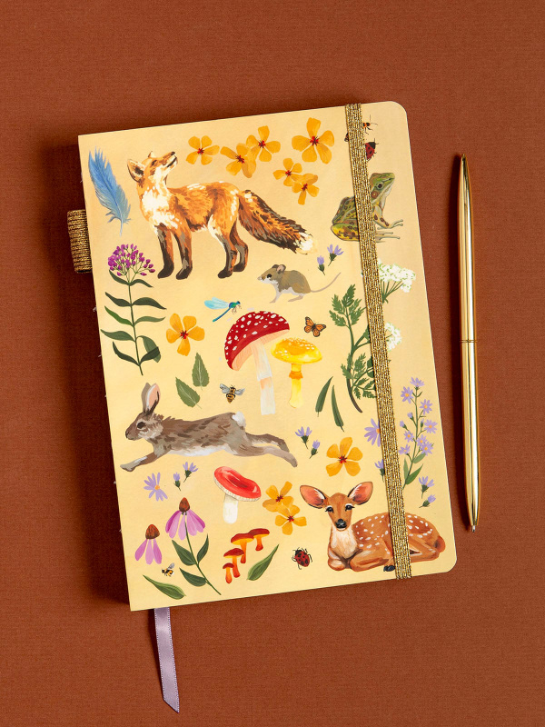Flora & Fauna Lay Flat Lined Journal, 1 of 3