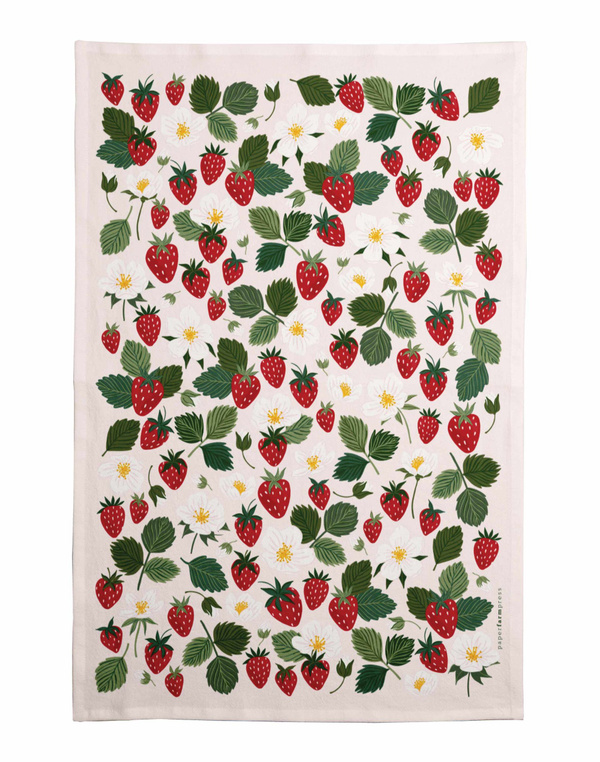 Strawberry Patch Tea Towel, 3 of 6