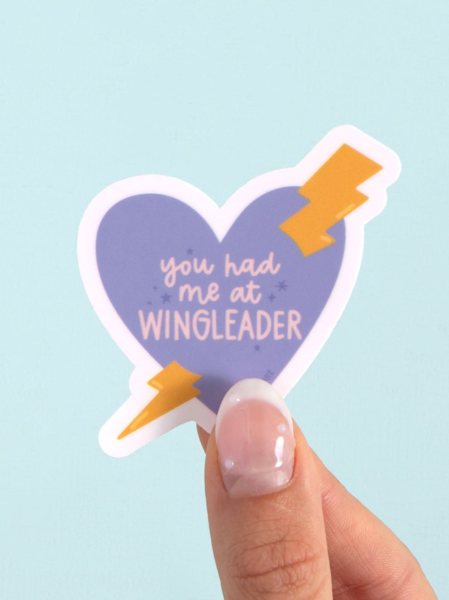 You Had Me at Wingleader Romantasy Decal Sticker, 2 of 3