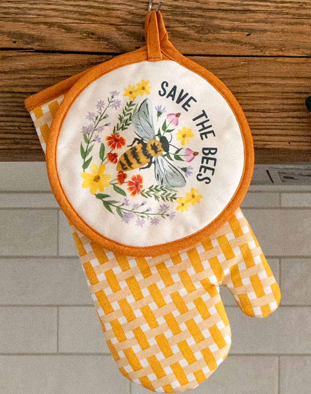 Save The Bees Pot Holder Set, 3 of 4