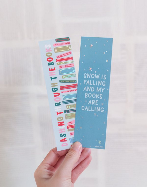 Dashing Through The Books Bookmark Set, 1 of 2