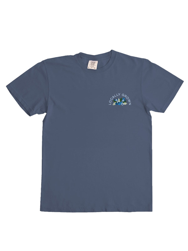 Blueberry Field Farmers Market Tee - Blue Jean, 2 of 5